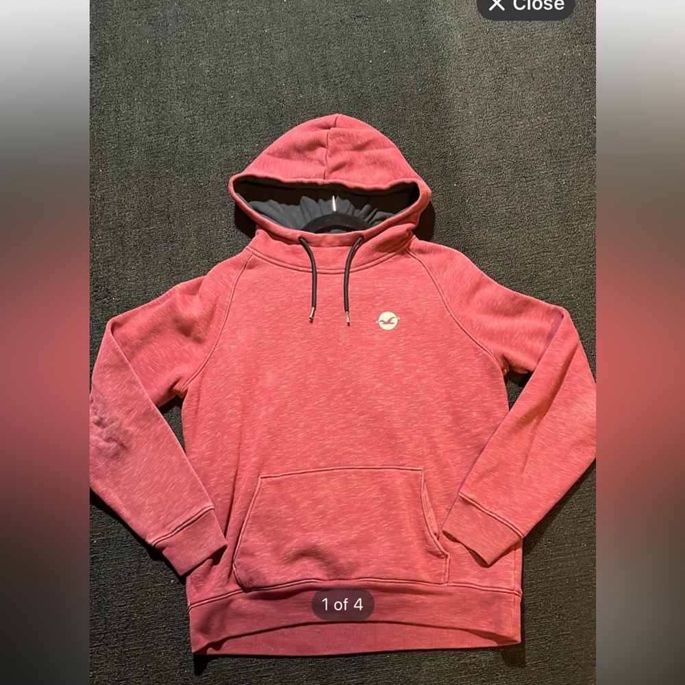 Men's Hollister Hoodie sweater, Small, Pullover sweatshirt, lightweight jacket